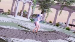 1girls animated athletic athletic_female big_breasts bikini breasts dance dancing female huge_breasts large_breasts mmd tagme thong video vocaloid yowane_haku