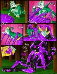 2024 bound drone encasement gag gagged generation_5_pokemon genitals goo_creature goo_transformation hi_res latex male nintendo null_bulge orgasm_denial penis pokemon pokemon_(species) poking puddle reptile riggedreded scalie serperior snake swallowing tendrils toy transformation