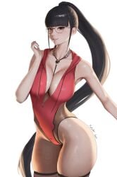 eve_(stellar_blade) feikyart swimsuit voluptuous_female
