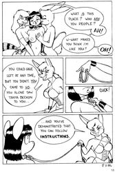 anthro avian breasts canine collar comic david_a_cantero dominatrix fingering fur furry g-string genus lagomorph leash lingerie mouse mystery nipples nude pussy rabbit rat_maze rodent sideboob underwear wide_hips