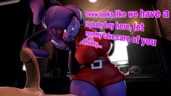 3d 3d_render bonfie bonfie_(cryptia) bonfie_(cryptiacurves) bonnie_(cally3d) bonnie_(fnaf) fazclaire's fazclaire's_nightclub female female_only five_nights_at_freddy's fnia fredina's_nightclub office sfm source_filmmaker