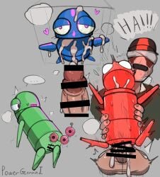 anal_beads cum cum_in_mouth cum_in_pussy huntsman powergorani pussy r.e.p.o. robot semibot size_difference