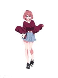 animated ass_expansion belly_expansion breast_expansion hazel_(indulgences) indulgences pixel_art tight_clothing
