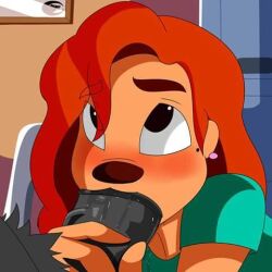 dalley_le_alpha female goof_troop roxanne_(goof_troop) tagme