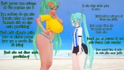 brazilian_miku clothed hatsune_miku huge_ass huge_breasts thick_thighs