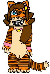 1girls 2025 animated anthro blue_eyes braces brown_hair brown_hair_female cat_tail catgirl catswithtits cuarla_ginessan dark_red_ginessan domestic_cat drawing felid feline felis female_nudity flower_in_hair full_body furry furry_ears furry_female furry_only furry_tail grin kitten kittentits long_hair looking_at_viewer meow meowing multicolored_body multicolored_fur naked naked_female no_skirt no_sleeves one_eye_closed open_mouth orange_ears orange_fur orange_tail pink_bracelet pink_collar pink_ears pink_flower pink_jewelry pink_nose porn pornography pussy rule34 rule_34 sex sexy sharp_teeth simple_background sister sisters slit_pupils smile solo solo_female solo_focus standing standing_sex tagme teeth the_tilampado_and_zhycip_show tontin_s.l.t transparent_background whiskers winking winking_at_viewer xxx