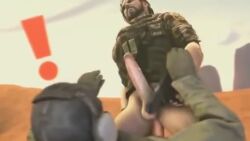 anal anal_sex animated artist_request big_boss death_threat erection erection_while_penetrated gay gun male male_only metal_gear_solid moaning pointing_gun power_bottom riding riding_penis solid_snake sound tagme video