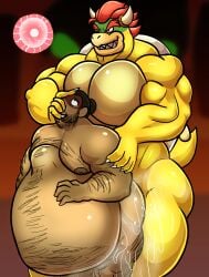 2boys absurd_res big_dom_small_sub bodily_fluids bowser carrying_another carrying_partner cum cum_in_ass cum_inside dominant duo gay gay_sex genital_fluids hairy hi_res human impregnation impregnation_kink impregnation_risk inflated_belly inflation koopa male male/male mammal mario_(series) muscular muscular_male nintendo overweight overweight_male pregnant pregnant_male questionable_consent scalie size_difference weonraro123