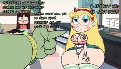 english_text huge_ass huge_breasts public screenshot_edit star_butterfly star_vs_the_forces_of_evil text useless_clothing