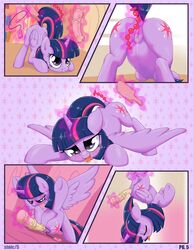 2013 alicorn anal_beads anus ass clitoris dildo equine female friendship_is_magic hair horn horse legs_up magic my_little_pony penetration purple_eyes purple_hair pussy pussy_juice saliva sex_toy smile solo spanking stoic5 tongue tongue_out twilight_sparkle_(mlp) vaginal_penetration vibrator wings