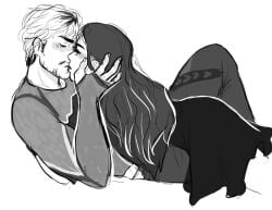 beard_stubble brother_and_sister caress caressing caressing_face clothed incest kissing laying_down laying_on_lap laying_on_person marvel marvel_ci marvel_cinematic_universe mcu pietro_maximoff quicksilver scarlet_witch tagme wanda_maximoff