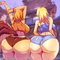 ass big_ass fantastic_four female female_only invisible_woman invisible_woman_(marvel_rivals) lokidrawsart marvel marvel_comics marvel_rivals round_ass squirrel_girl_(marvel) squirrel_girl_(marvel_rivals) sue_storm tagme thick thick_ass twitter_link