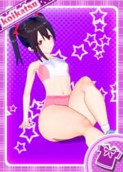 3d koikatsu thick_thighs triple-q yazawa_nico