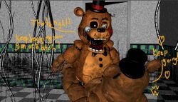 3d ^w^ angry c4d cinema4d five_nights_at_freddy's five_nights_at_freddy's_2 gay insult insulting moaning_in_pleasure pleading revenge tagme toy_freddy toy_freddy_(fnaf) unwithered_freddy unwithered_freddy_(fnaf) withered_freddy withered_toy_freddy withered_toy_freddy_(fnaf)