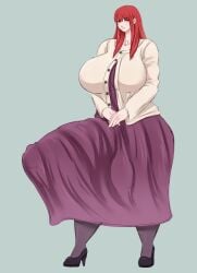 1futa breasts bulge bulge_through_clothing clothed clothing erect_penis erection erection_under_clothes fully_clothed futa_only futanari genitals hair holanzh huge_balls huge_breasts huge_cock human hyper hyper_penis intersex light_skinlight-skinned_futa makima makima_(chainsaw_man) melty_blood_arcueid_figure_(meme) meme meme_reference red_eyes red_hair solo solo_futa standing tenting