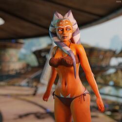 ahsoka_tano bikini fastvass pinup star_wars