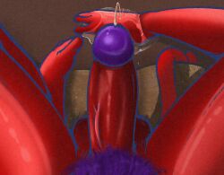 anthro balls bodily_fluids cartoon_network courage_the_cowardly_dog erection felid first_person_view genital_fluids genitals hi_res illegaleel katz_(courage_the_cowardly_dog) male mammal pee_on_feet peeing peeing_on_self penis pubes solo urine urine_on_self urine_stream vein veiny_penis watersports wetting