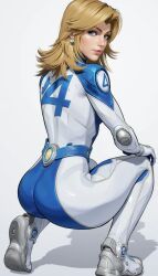 3d ai_generated ass female invisible_woman invisible_woman_(marvel_rivals) marvel marvel_comics marvel_rivals sue_storm superheroine tight_clothing