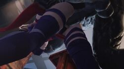 animated marvel_rivals psylocke psylocke_(marvel_rivals) rougenine tagme venom_(marvel) video