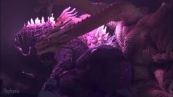 2boys anal anal_sex animated anthro big_ass fat_ass gay giant_ass giant_male giant_monster godzilla godzilla_(evolved) godzilla_(series) godzilla_king_of_the_monsters huge_ass kaiju king_ghidorah monsterverse no_sound rayhuma scalie tagme thick_ass video