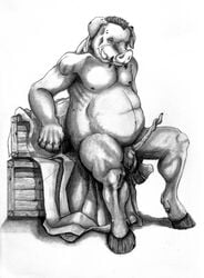 anatomically_correct anthro arm_support arye_lion balls belly big_balls big_penis boar chubby erection fur furry hair long_penis male male_only mulefoot musclegut muscles nipples nude overweight pecs penis pig porcine pose presenting presenting_penis sheath sitting skinny_penis slop smile solo spread_legs spreading teeth tusks vein