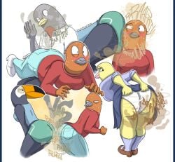 bertie clothed dekota fart fart_fetish farting farts female male multiple_characters speckle tuca tuca_and_bertie