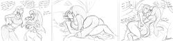 2girls bed big_ass breath_of_the_wild engrish female female/female female_focus female_only kissing mipha natsumemetalsonic nude nude_female princess_zelda sketch the_legend_of_zelda the_legend_of_zelda:_breath_of_the_wild yuri zelda_(breath_of_the_wild)