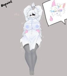 anthro blindfold bovid breasts capaint caprine duo eyewear female female/female glasses goat mammal tickling