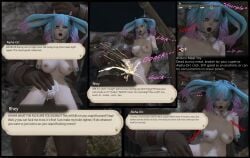 1boy 1girls asphyxiation broken_neck broken_rape_victim bunny_ears bunny_girl choking cum cum_inside cumming_while_penetrated dead death death_orgasm defeated defeated_heroine eyes_rolling_back female final_fantasy_xiv hanged helpless hopeless imminent_death imminent_necrophilia male orc quadruple_amputee raped rhey_idol sex snuff tounge_out viera