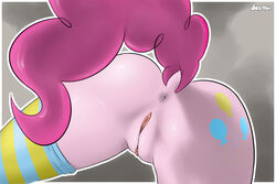 2013 anthro anthrofied anus cutie_mark derpah equine female friendship_is_magic fur hi_res horse my_little_pony pink_fur pinkie_pie_(mlp) pony pussy solo straight_hair