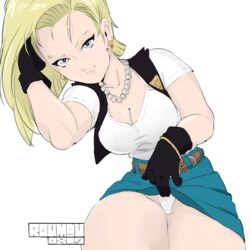 android 18 from dragon ball by roumgu