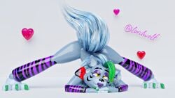 (coolioart) 16:9 2025 3d_(artwork) 4_fingers animatronic anthro ass_up black_nose breasts canid canine canis claws clothed clothing coolioart_(modeler) digital_media_(artwork) ear_piercing ear_ring eyebrows female fingers five_nights_at_freddy's five_nights_at_freddy's:_security_breach glistening glistening_body green_claws green_highlights grey_hair hair hi_res highlights_(coloring) jack-o'_pose lipstick looking_at_viewer lordwolf machine makeup mammal meme piercing pointy_ears pose prick_ears purple_lipstick ring_piercing robot robot_anthro roxanne roxanne_wolf roxanne_wolf_(coolioart) roxanne_wolf_(fnaf) scottgames snoot_challenge solo steel_wool_studios widescreen wolf yellow_eyes