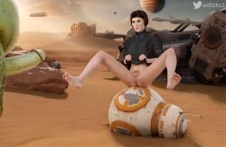 1boy 1girls 3d barefoot bb-8 bo-katan_kryze bottomless bottomless_female desert desert_planet disney droid erection feet feet_up female flashing foot_fetish green_skin hairy hairy_pussy happy helmet helmet_removed interspecies katee_sackhoff lifting_shirt light-skinned_female lust lustful_gaze mandalorian orc orc_male outside partially_clothed penis penis_out planet presenting_pussy pubic_hair red_hair robot science_fiction shirt_lift sitting sitting_on_person smile soles spaceship spread_legs star_wars straight the_mandalorian unseen_male_face wallpaper wtfsths