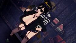 akinama_family_(noir-black-shooter) clothed_sex koikatsu milf naoki_akinama_(noir-black-shooter) noir-black-shooter oc original original_character police_uniform policewoman tagme video