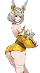 1girls ass breasts nia nia_(xenoblade) short_hair spicycurryart tagme xenoblade_(series) xenoblade_chronicles_2