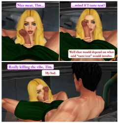 3d batman_(series) comic dc dc_comics female male page_2 pof3445 red_robin spoiler_(dc) stephanie_brown the_sims the_sims_4 tim_drake