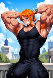 nami (one piece) from one piece by gloopai