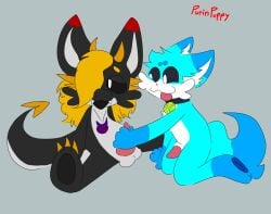 2boys anthro critters_(poppy_playtime) furry_only kkfade no_humans opstah opstah_(characters) purinpuppy smiling_critters tagme