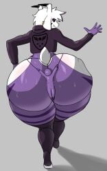 asriel_dreemurr_(god_form) babyhunt4 big_ass da_ra_ra_ra femboy huge_ass male male_only trapped_in_butt trapped_in_clothing undertale wide_hips