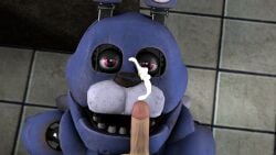 2boys bonnie_(fnaf) cum cum_on_face ejaculation erection faceless_male five_nights_at_freddy's fnaf gay human keatonrogers0201 living_machine looking_at_another machine male male/male male_only open_mouth penis penis_on_face rabbit red_eyes robot scottgames