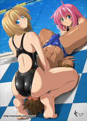 1boy 2girls aneros aqua_eyes arena_(company) ass banana_hammock barefoot blonde_hair blue_eyes blue_speedo bondage bound_arms boy_rape brown_hair bulge checkered_floor competition_swimsuit cum cum_in_pants cum_on_clothes cum_string dark_skin dildo dutch_angle erection facesitting facesitting_through_clothes feet female female_rapist femdom from_above group_sex high_cut_kingdom highleg_swimsuit looking_at_viewer looking_back male_rape_victim male_victim malesub mizuno_(company) multiple_females murasaki_nyaa nyanko_batake one-piece_swimsuit original pegging penis pink_hair pool questionable_consent rape reverse_rape reverse_spitroast rope sex short_hair sitting sitting_on_person smile soles speedo straight straight_hair swimsuit threesome toes