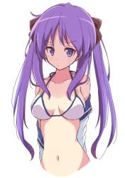1girls bikini kagami_hiiragi lucky_star mel_(melty_pot) tagme