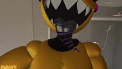 3d animated areola areolae bathroom bellavr big_breasts breasts breasts_out breath breath_cloud breathing color colored five_nights_at_freddy's five_nights_at_freddy's_2 hyper_areola hyper_areolae hyper_nipples long_tongue looking_at_viewer looking_pleasured monster monster_girl nipple nipples no_sound round_breasts solo tagme tall tall_female taller_female taller_girl tongue tongue_out toy_chica_(cyanu) toy_chica_(fnaf) video vr vr_media vrchat vrchat_avatar vrchat_media vrchat_model wiggle