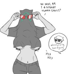 dave_strider dialogue homestuck large_breasts mindwipe terezi_pyrope underboob