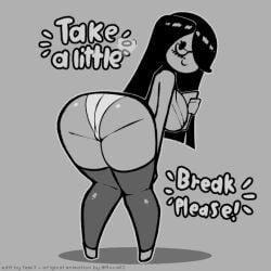 1girls animated ass big_ass big_breasts black_hair blush breasts cleavage cream_(movailarts) curves curvy cute cute_expression cute_face edit female female_focus female_only flashing girly glasses glasses_on_face hourglass_figure hourglass_figured_female huge_ass jiggle jiggle_physics jiggling jiggling_ass jiggling_breasts large_ass long_hair looping looping_animation mob_face motivational movailarts oc office office_clothing office_lady original original_character panties simple_eyes simple_face skirt support supporting tagme thick_ass thick_thighs thighhighs thighs third-party_edit upskirt wide_ass wide_thighs