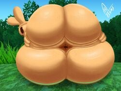 1girls animal_crossing anus ass ass_bigger_than_head ass_focus behind_view big_ass big_butt bottom_heavy bubble_butt bunny_ears coco_(animal_crossing) curvaceous curvy curvy_figure dat_ass dumptruck_ass female female_only forest huge_ass hyper_ass looking_back nintendo nude presenting presenting_anus solo solo_female spread_anus spread_ass supermoonshroom wide_hips