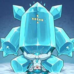 ai_assisted gay glaceon pokemon pokemon_(species) regice