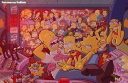 bart_simpson digital_art fanart homer_simpson lisa_simpson maggie_simpson marge_simpson santa_little_helper_(the_simpsons) the_simpsons