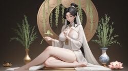 ai_generated artistic asian avalokitesvara bare_body bare_skin bodhisattva breasts buddhism buddhist close-up_pussy curvy detailed_breasts detailed_buttocks detailed_nipples detailed_pussy detailed_vulva detailed_yoni devotional divine eastern ethereal feminine full_buttocks full_nudity graceful guan_yin guanyin holy implied_sex large_breasts large_buttocks long_hair nude pussy pussy_juice quan_yin religious religious_eroticism reverence sacred serene spiritual spiritualism