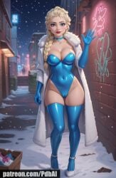 ai_generated cameltoe disney elsa_(frozen) frozen_(film) latex pdbai prostitution tagme